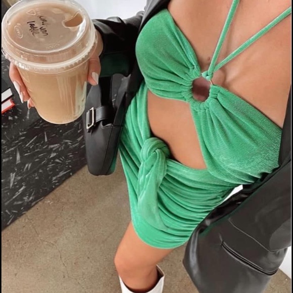 Princess Polly Dresses & Skirts - Princess Polly Loriella Mini Dress Green